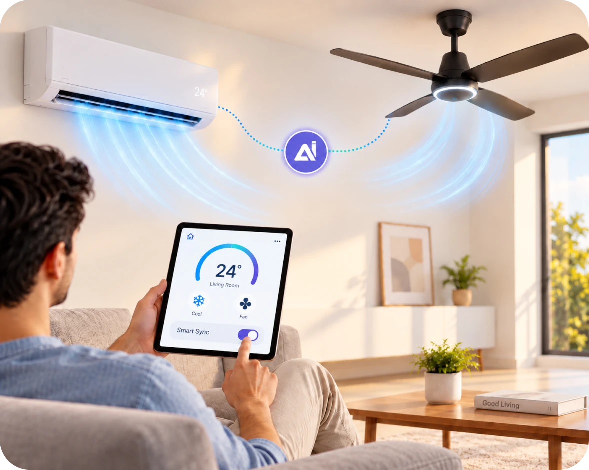 Synergy Cooling Fan and AC Coordination